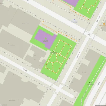 Map of Tudor City Greens - South Park