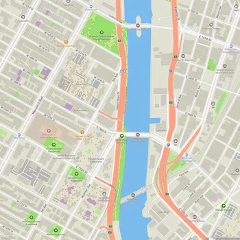 Map of Harlem River Drive Park