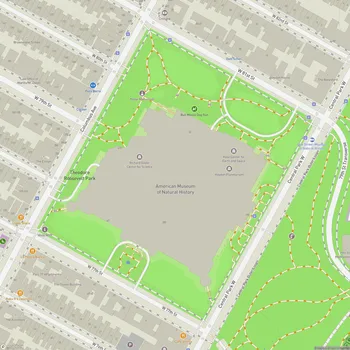 Map of Theodore Roosevelt Park