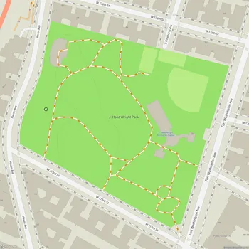Map of J. Hood Wright Park