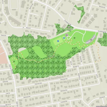 Map of Captain Stephen Olney Memorial Park