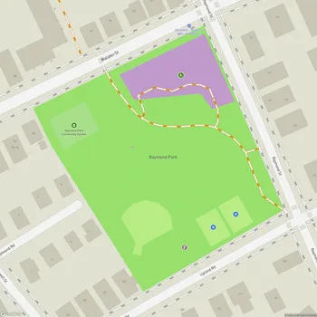 Map of Raymond Park