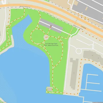 Map of Lynn Heritage State Park / Waterfront Park