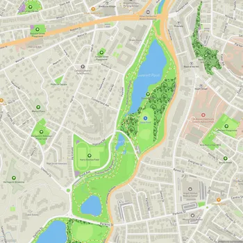 Map of Olmsted Park