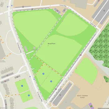 Map of Breed Park (Bowser Field)