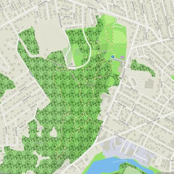 Map of Neutaconkanut Hill Park