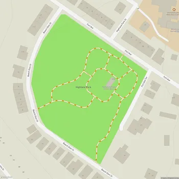 Map of Highland Park