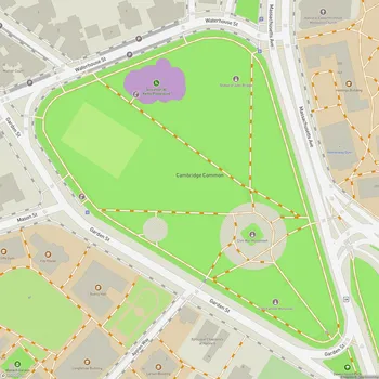 Map of Cambridge Common