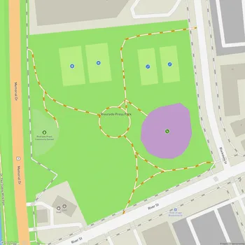 Map of Riverside Press Park