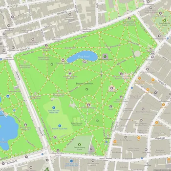 Map of Boston Common