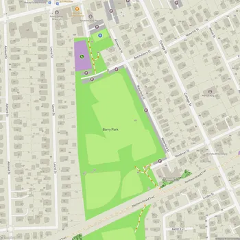 Map of Barry Park