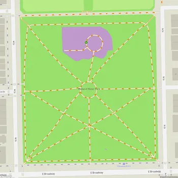 Map of Medal of Honor Park