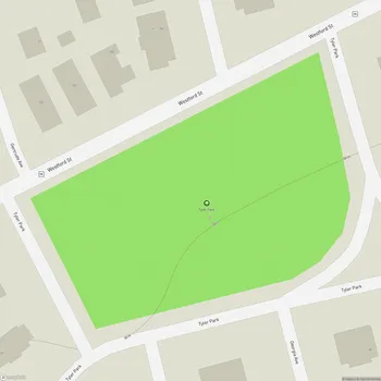 Map of Tyler Park