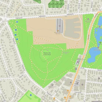 Map of Newton Hill at Elm Park