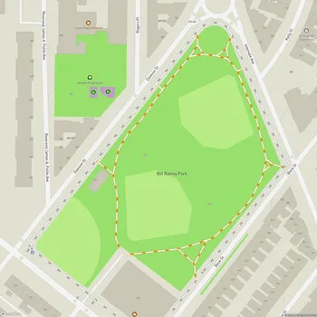 Map of Bill Rainey Park