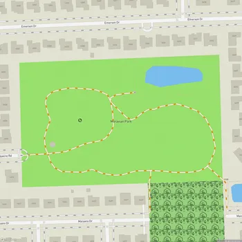 Map of Moravian Park