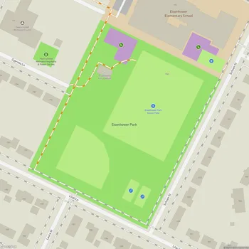 Map of Eisenhower Park