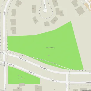 Map of Hollywood Park