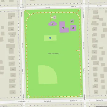 Map of Penn-Vassar Park