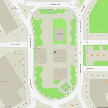 Map of Campus Martius Park