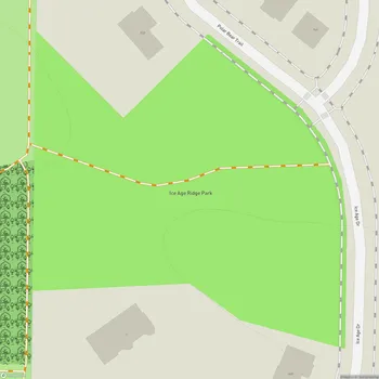 Map of Ice Age Ridge Park