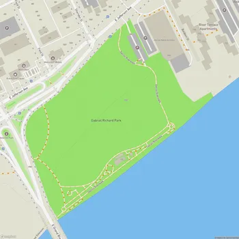 Map of Gabriel Richard Park