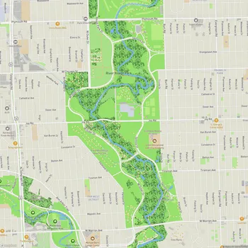 Map of River Rouge Park