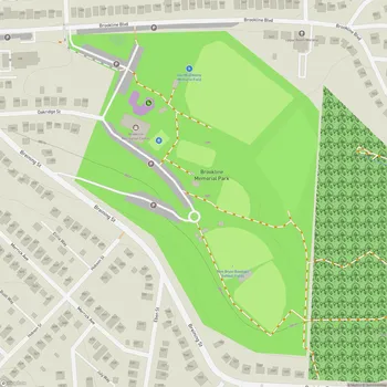 Map of Brookline Memorial Park