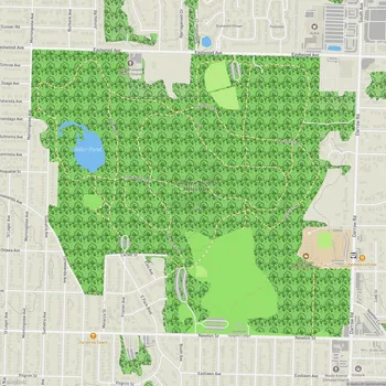 Map of Goodyear Heights Metro Park