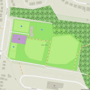Map of Moore Park