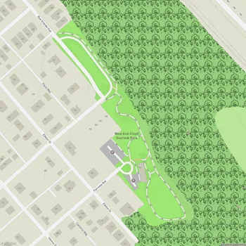 Map of West End-Elliott Overlook Park