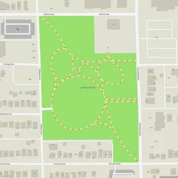 Map of Lutheran Park