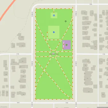 Map of Highland Park