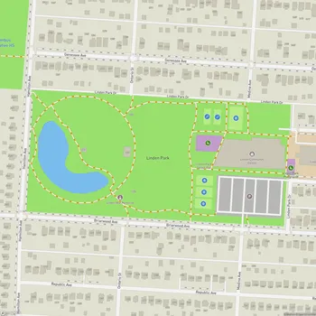 Map of Linden Park