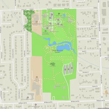 Map of Toledo Botanical Garden