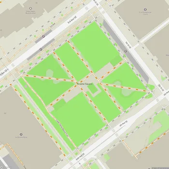 Map of Greene Square
