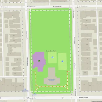 Map of Green Briar Park