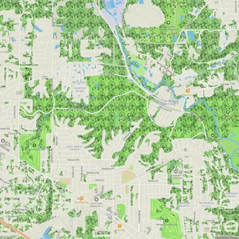 Map of Sand Run Metro Park