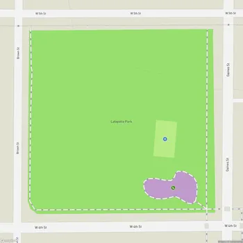 Map of Lafayette Park