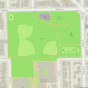 Map of Oz Park