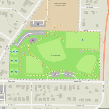 Map of Prentiss Park