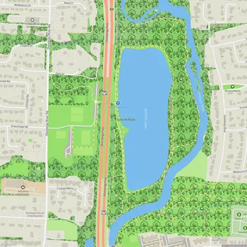 Map of Antrim Park