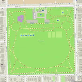 Map of Palmer Park