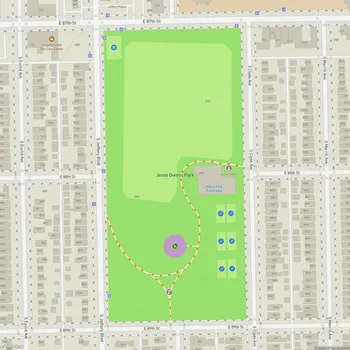 Map of Jesse Owens Park
