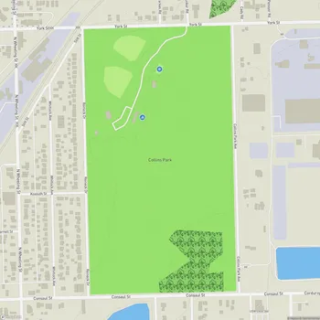 Map of Collins Park