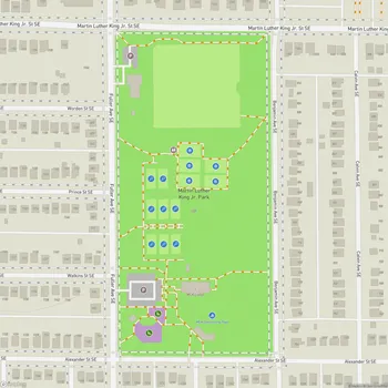 Map of Martin Luther King Jr. Park