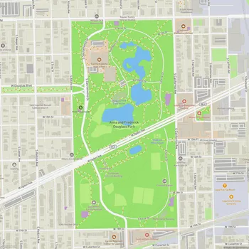 Map of Anna and Frederick Douglass Park