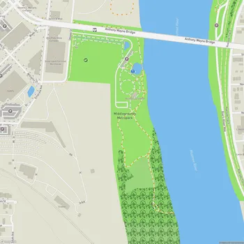 Map of Middlegrounds Metropark
