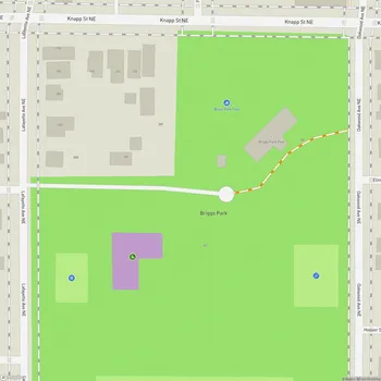 Map of Briggs Park