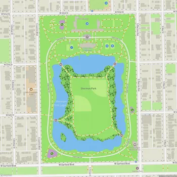 Map of Sherman Park